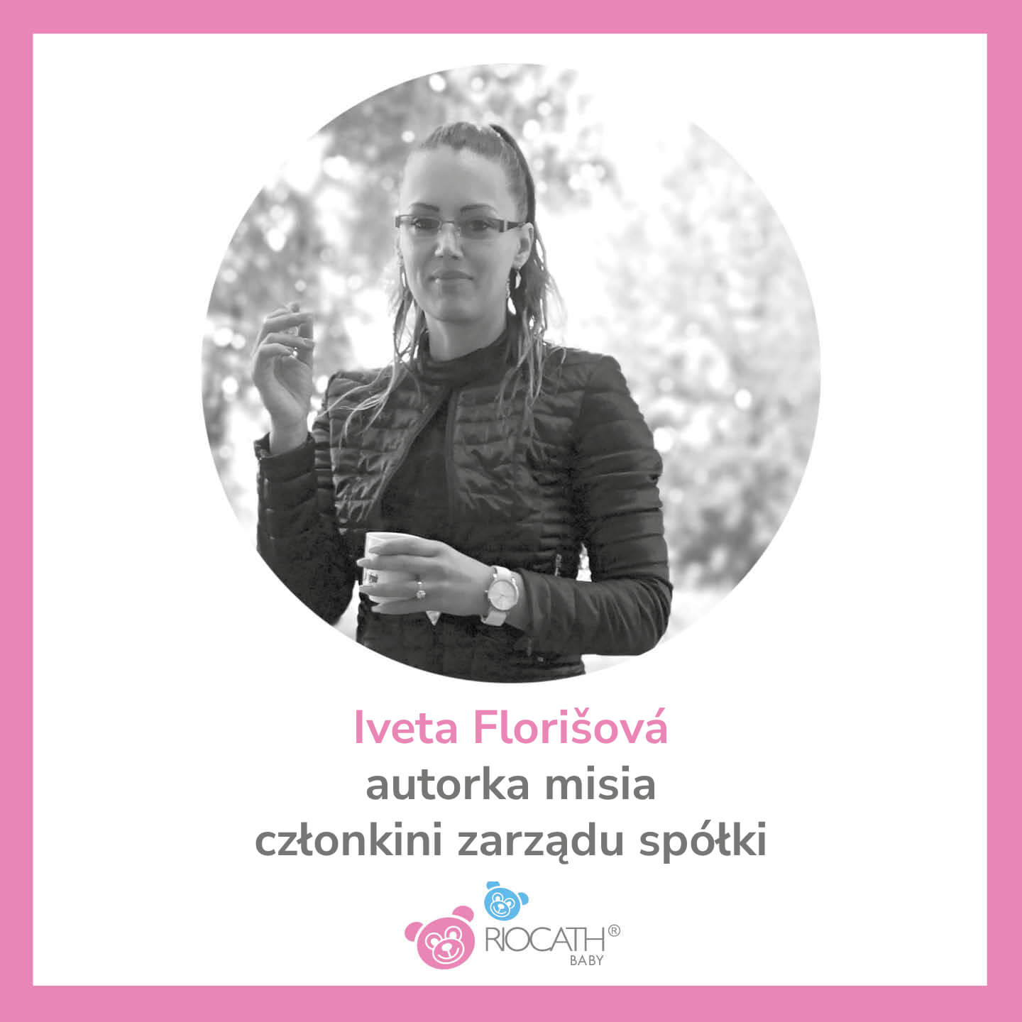 Iveta Florišová, autorka misia, członkini zarządu spółki